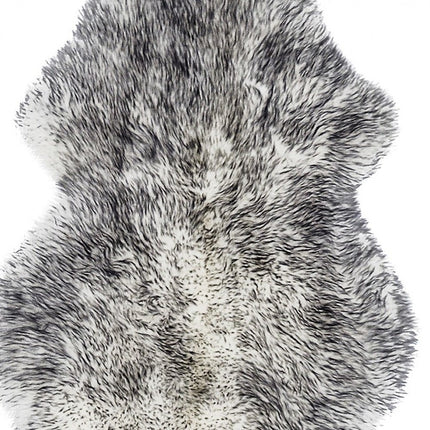 Gradient Grey Animal Print Area Rug HomeRoots