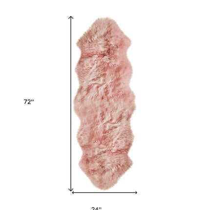 Pink Animal Print Area Rug HomeRoots