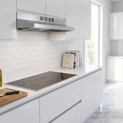 Forno Cappa 30-Inch Under Cabinet Range Hood, Stainless Steel, 200 CFM, Convertible, LED Lighting FORNO
