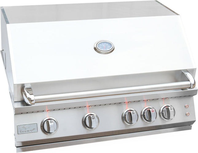 Kokomo 32” Professional Built in Gas Grill (4 Burner/Back Burner) - Kokomo Grills