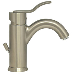 Whitehaus Galleryhaus Single Hole/Single Lever Lavatory Faucet With Pop-Up Waste - 3-04012-BN Whitehaus
