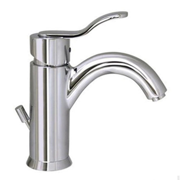 Whitehaus Galleryhaus Single Hole/Single Lever Lavatory Faucet With Pop-Up Waste - 3-04012-C Whitehaus