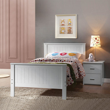ACME 30025T Bungalow Twin Bed, White (1Set/2Ctn) ACME Furniture