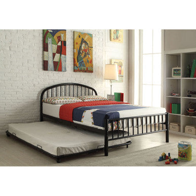 ACME 30468BK Cailyn Trundle (Full), Black ACME Furniture
