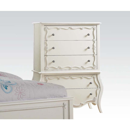 ACME 30515 Edalene Chest, Pearl White
