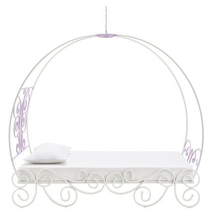 ACME 30535F Priya II Full Bed with Canopy, White & Light Purple
