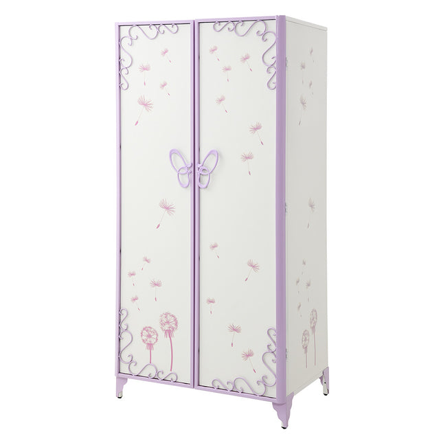 ACME 30540 Priya II Wardrobe, White & Light Purple