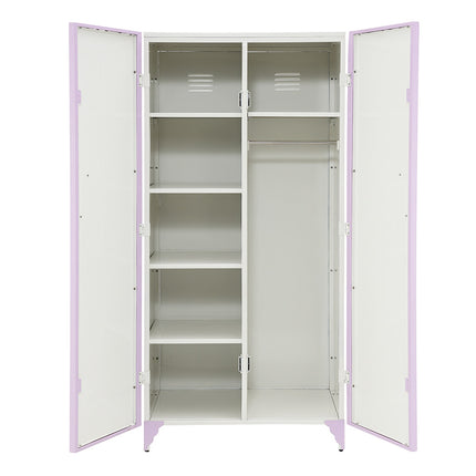 ACME 30540 Priya II Wardrobe, White & Light Purple