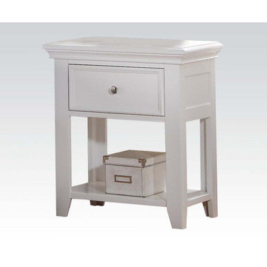 ACME 30598 Lacey Nightstand, White ACME Furniture