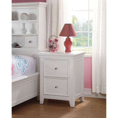 ACME 30599 Lacey Nightstand, White ACME Furniture