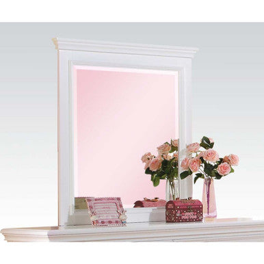 ACME 30600 Lacey Mirror, White ACME Furniture