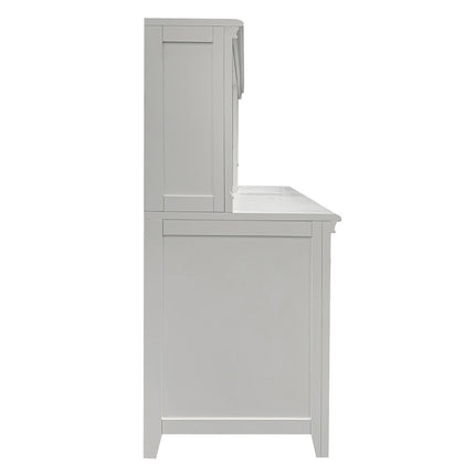 ACME 30606 Lacey Computer Hutch, White