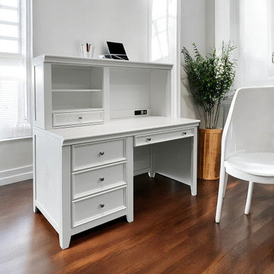 ACME 30606 Lacey Computer Hutch, White ACME Furniture
