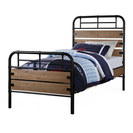 ACME 30610T Adams Twin Bed, Antique Oak (1Set/2Ctn)
