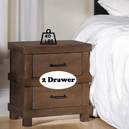 ACME 30613 Adams Nightstand, Antique Oak ACME Furniture
