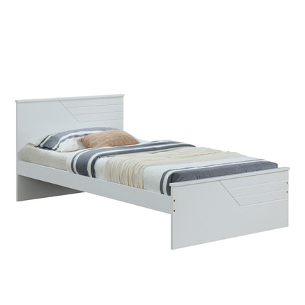 ACME 30770T Ragna Twin Bed, White (1Set/2Ctn)