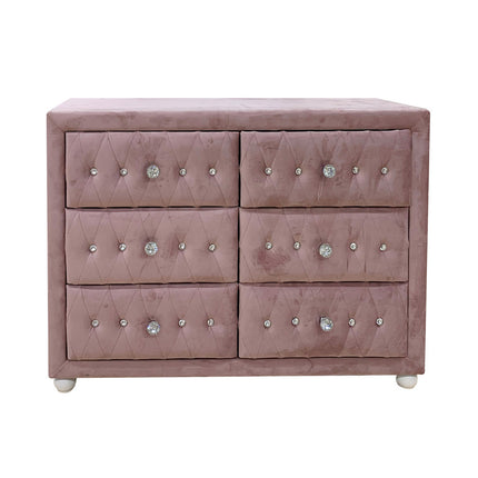 ACME 30825 Reggie Dresser, Pink Fabric