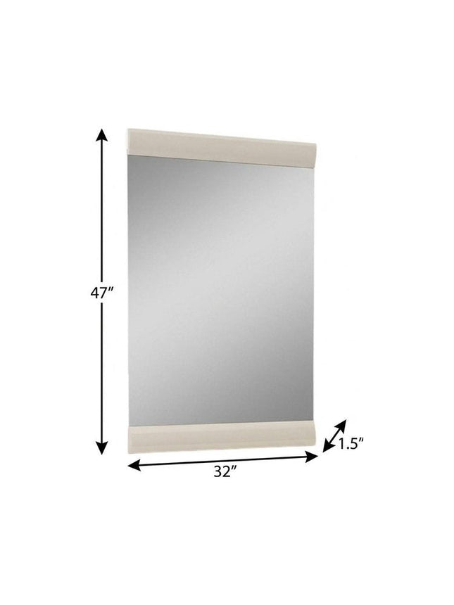 51" Beige Enclosed and Open Storage HomeRoots