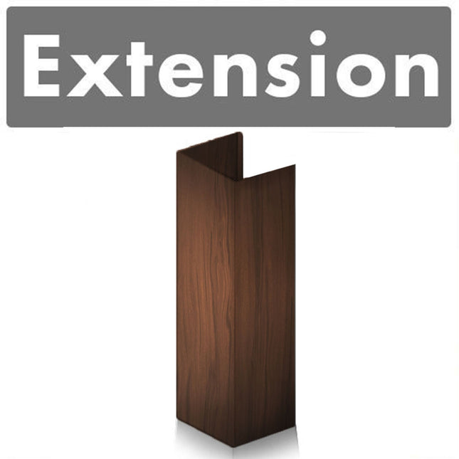 ZLINE 61 in. Wooden Chimney Extension for Ceilings up to 12.5 ft. (329AH-E) Plaza Home Decor