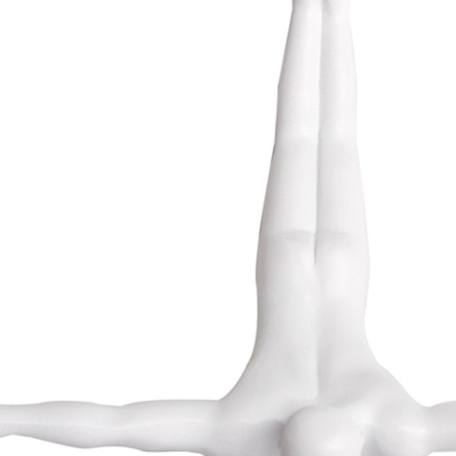 Set of Three White Resin Diving Man Hanging Dimensional Sculpture HomeRoots