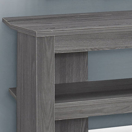 42" Ash Gray Open Shelving TV Stand HomeRoots