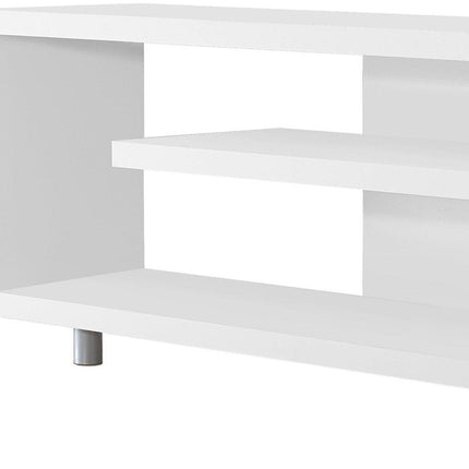 60" Dark Brown Cabinet Enclosed Storage TV Stand HomeRoots