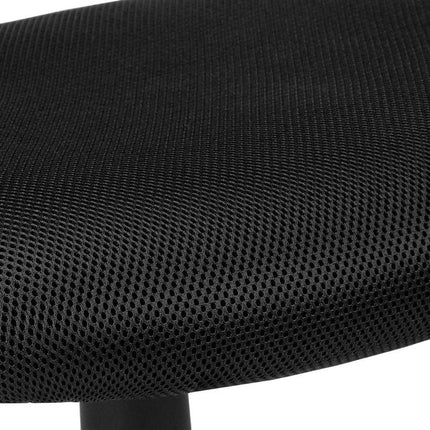 Black Adjustable Height Swivel Rolling Office Chair HomeRoots