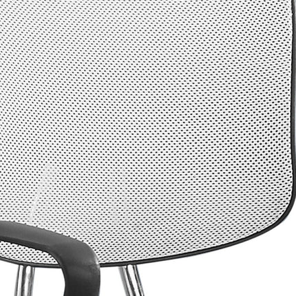 Black Adjustable Height Swivel Rolling Office Chair HomeRoots