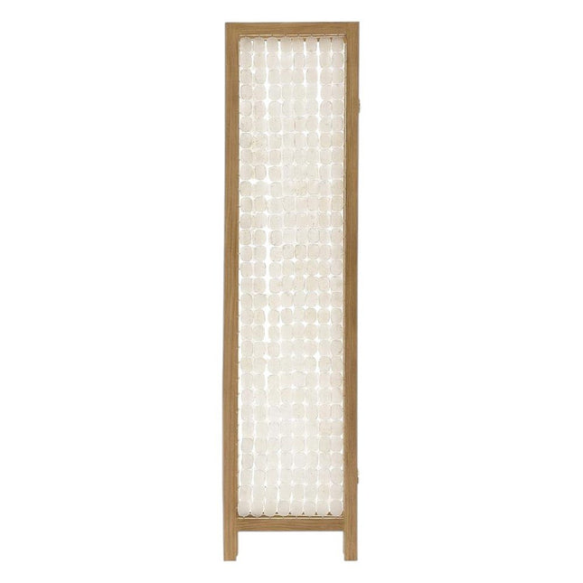71" Clear Folding Three Panel Screen Room Divider HomeRoots