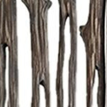 84" Brown Wood Folding Four Panel Screen Room Divider HomeRoots