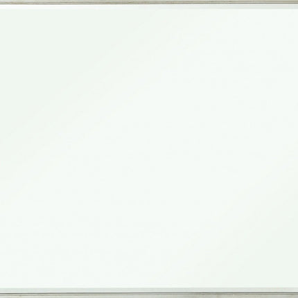 42" Silver Wood Framed Mounted Dresser Mirror HomeRoots