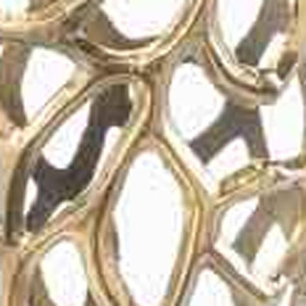 32" Aluminum Silver Twigs Cylinder Floor Vase HomeRoots