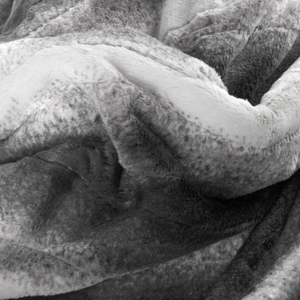 50" X 60" Gray And White Heated Electric Striped Throw Blanket HomeRoots