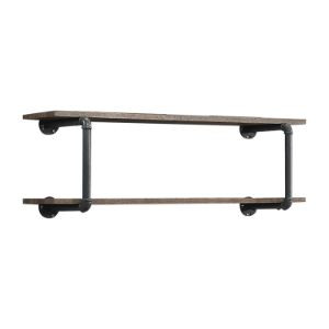 ACME 35888 Brantley Wall Rack, Antique Oak & Sandy Gray Finish ACME Furniture