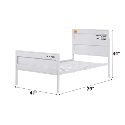 ACME 35900T Cargo Twin Bed, White