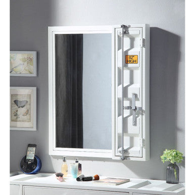 ACME 35908 Cargo Mirror, White ACME Furniture