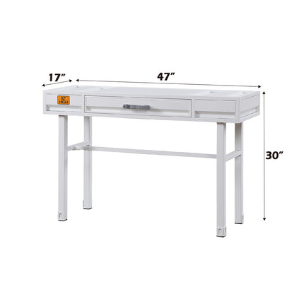 ACME 35909 Cargo Vanity Desk, White