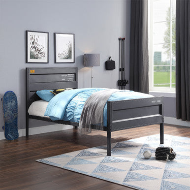 ACME 35915F Cargo Full Bed, Gunmetal ACME Furniture