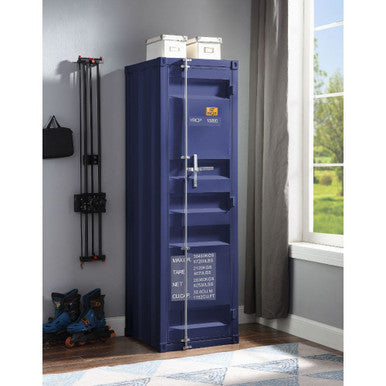 ACME 35941 Cargo Single Door Wardrobe, Blue ACME Furniture