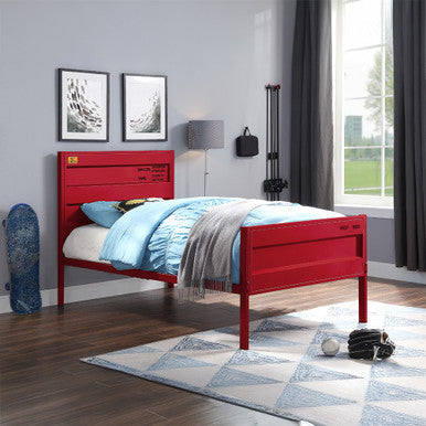 ACME 35950T Cargo Twin Bed, Red ACME Furniture
