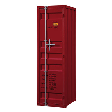 ACME 35955 Cargo Single Door Wardrobe, Red