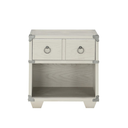 ACME 36128 Orchest Nightstand with USB Dock (1 Drw), Gray