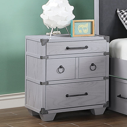 ACME 36138 Orchest Nightstand with 3 Drw, Gray