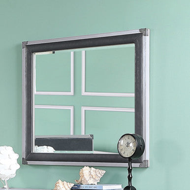 ACME 36139 Orchest Mirror, Gray ACME Furniture
