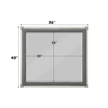 ACME 36139 Orchest Mirror, Gray