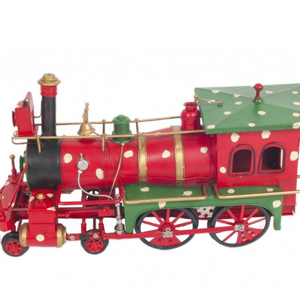 Handmade Tin Christmas Train Model HomeRoots
