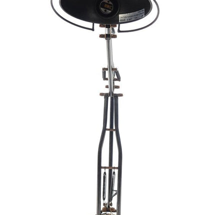 33" Black Metal Desk Table Lamp With Black Bowl Shade HomeRoots