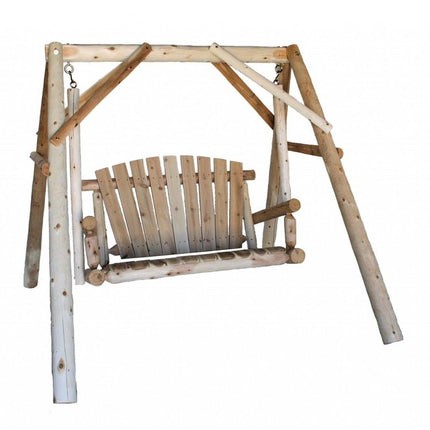 70" Natural Swing Chair HomeRoots