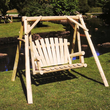 70" Natural Swing Chair HomeRoots