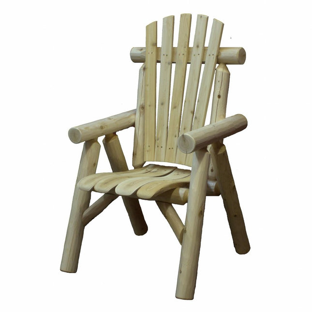 28" X 26" X 42" Natural Wood Dining Chair HomeRoots